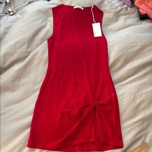 Red Reformation Mini Dress